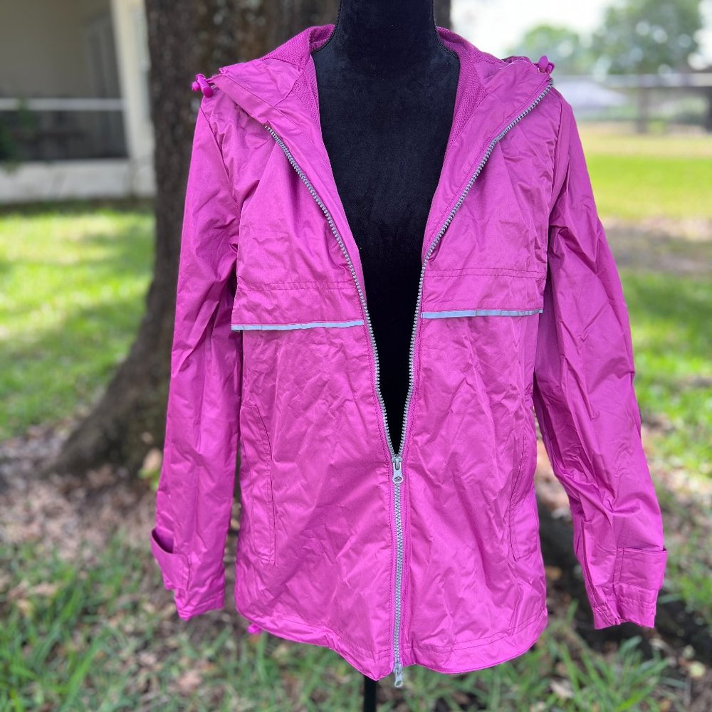 FUSHIA I5APPAREL RAIN JACKET